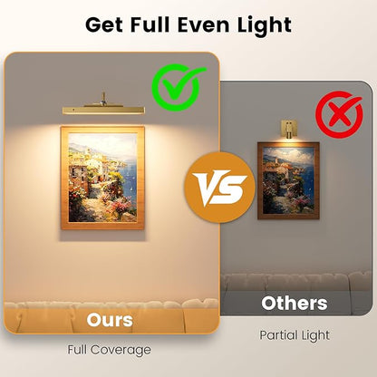 4 Pack Art Light Set, Remote Control Timer 3 Color Temps - Image 3