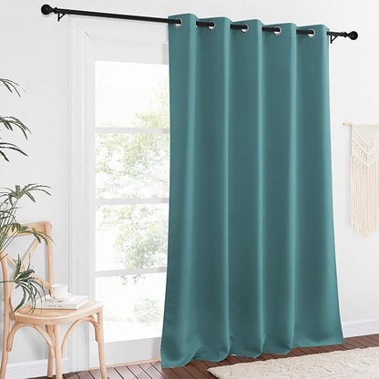 NICETOWN Sliding Door Window Treatment Blackout Patio Door Curtain Panels - Image 8