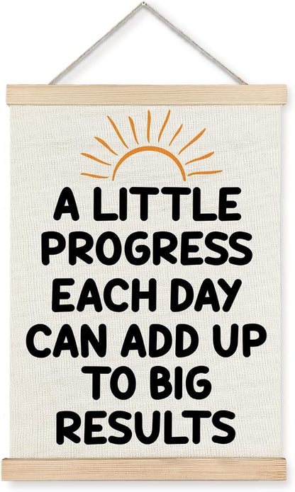 Supwhd Sunset Positive Affirmations Wall Decor, Inspirational Add Up to Big by Homedecoration