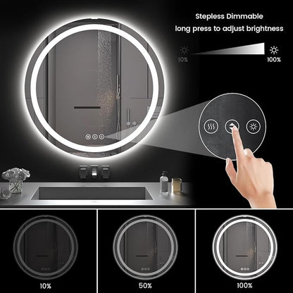 42" x 42" LED Bathroom Mirror - Image 3
