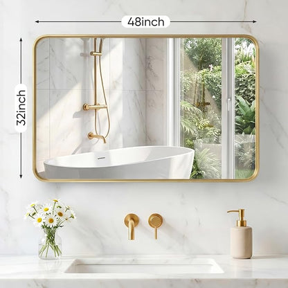 NEWBULIG 32X48 Inch Bathroom Mirror - Image 2