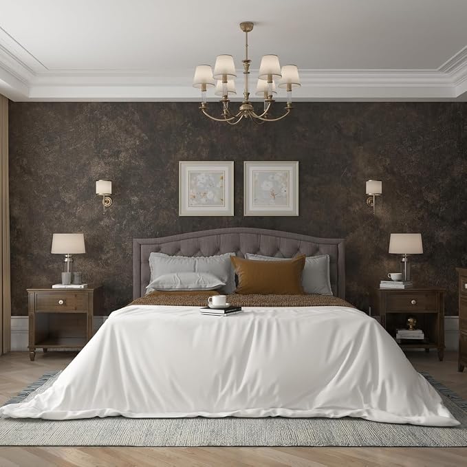 3yecao 16"×1181" Big Roll Large Size Thick Dark Brown Tan Grey Concrete - Image 4