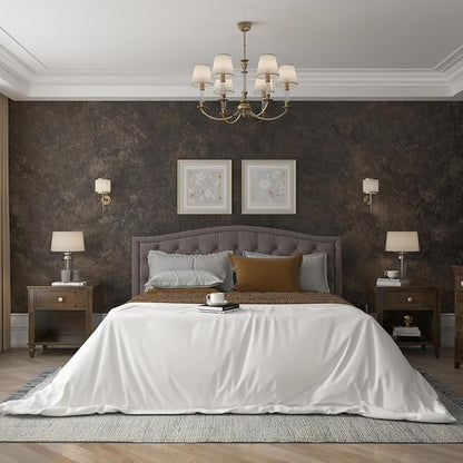 3yecao 16"×1181" Big Roll Large Size Thick Dark Brown Tan Grey Concrete - Image 4