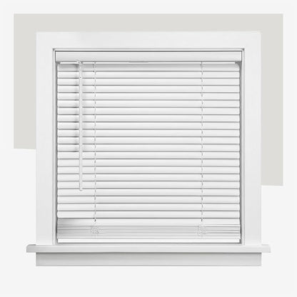 CHICOLOGY Cordless Mini Blinds for Indoor Windows, 45.75" W x 48" H, Light by CHICOLOGY