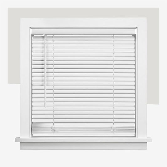 CHICOLOGY Cordless Mini Blinds for Indoor Windows, 34.75" W x 48" H, Light by CHICOLOGY