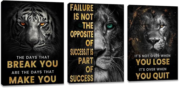 Inspirational Motivational Wall Art by Kuiluuye