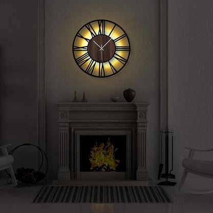LEIKE 24'' Lighted Wall Clock - Image 6