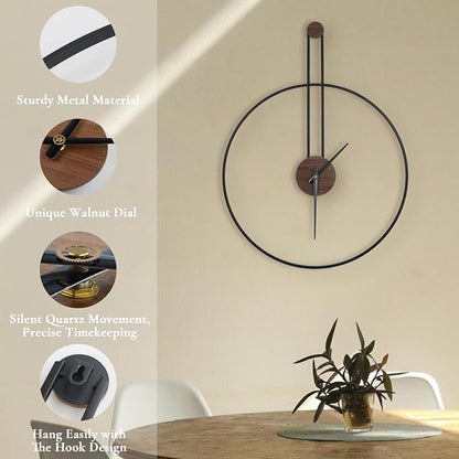 DRELIFAM Modern Wall Clock Large Wall Clocks - Image 5