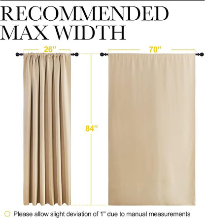 NICETOWN Room Darkening Curtains - Image 6