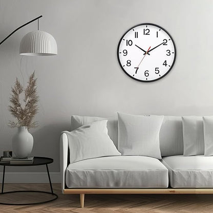 Wall Clocks Battery Operated 12 inch Modern Wall Clock, Silent Non Ticking Wall - Image 6