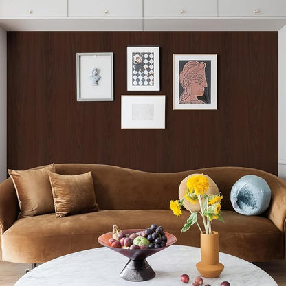 Abyssaly Wood Contact Paper, Self Adhesive Removable Wooden Look Grain Contact - Image 3