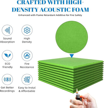 15 Pack Self-Adhesive Sound Proof Foam Panels - Image 6