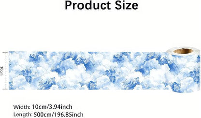 HOMETITUTE Wallpaper Border 4x196 Inch Peel and Stick Wall Border Wallpaper - Image 6