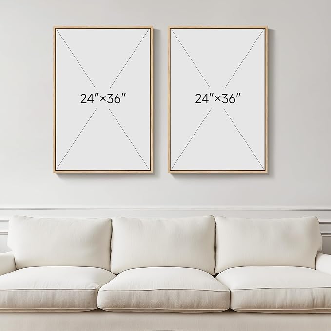 Framed Sage Green Abstract Wall Art - Image 3