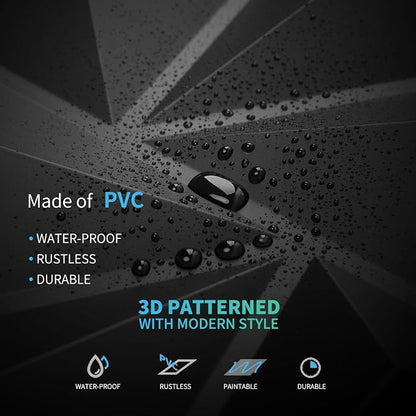 Art3d 3D Wall Panels 20 Pack, 11.8" x 11.8" PVC Wall Panels, Glue Up Wall Decor - Image 4