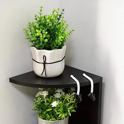 No-Drill Corner Shelf Wall Mount, 7-Tier Floating Corner Bookshelf - Image 7