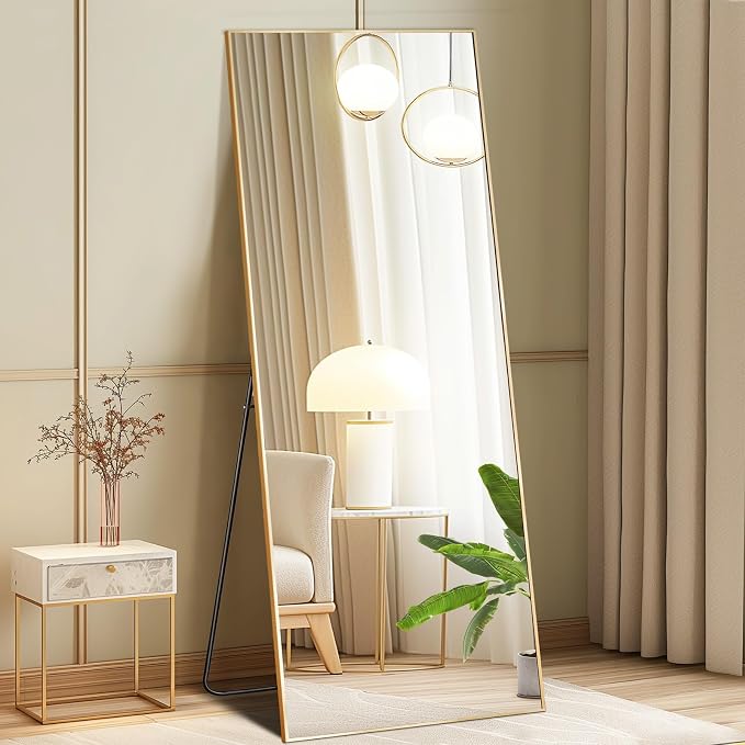 DUMOS Full Length Mirror with Stand, Standing Full Body Mirror with by DumosLifestyle