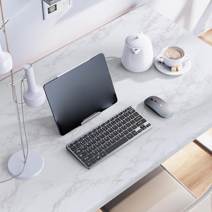 practicalWs White/Gray Marble Contact Paper 17.7 inch x 78.7 inch, Marble Peel - Image 3