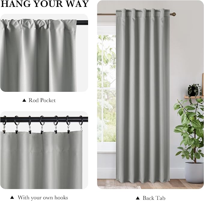 RYB HOME 100% Blackout RV Camper Curtains, Thermal Insulated Total Room - Image 3