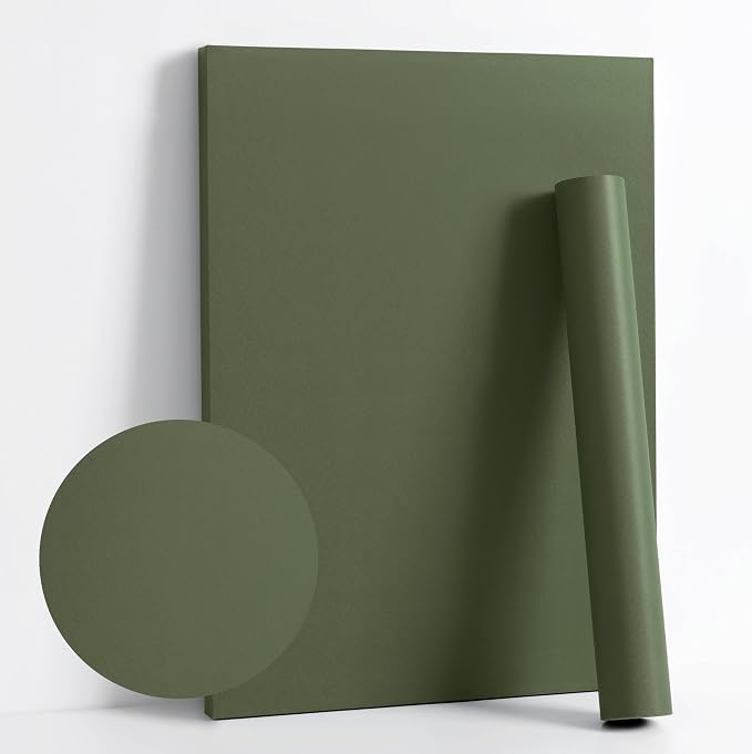 Dimoon 590''x15.7'' Green Skin Peel and Stick Wallpaper Contact Paper Modern by DIYYOURMOON