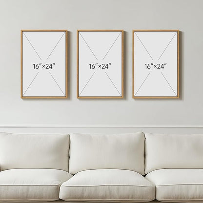 Framed Christian Wall Art Set of 3, Large Wildflower Bible Verse Canvas Prints - Image 8