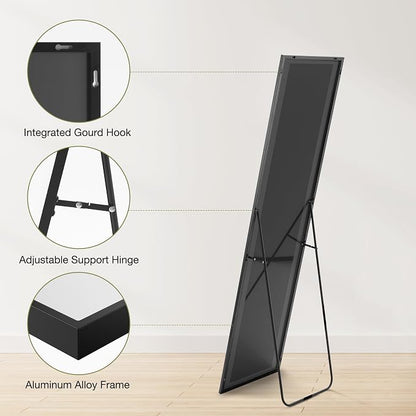 Sweetcrispy 59"x16" Full Length Mirror, Leaning or Standing Full Body Mirror - Image 7