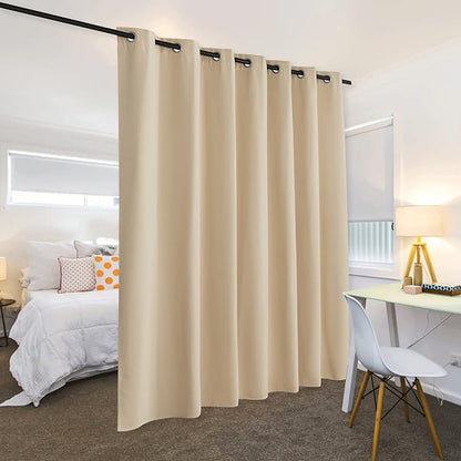 RYB HOME Privacy Curtain for Sliding Glass Door, Light Block Noise Reduce - Image 3