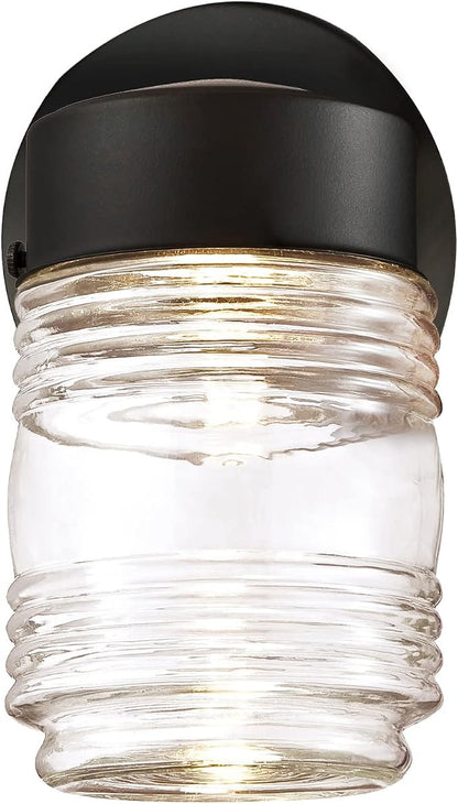 Design House 587246 Jelly Jar Indoor/Outdoor Integrated LED Wall Light - Image 7