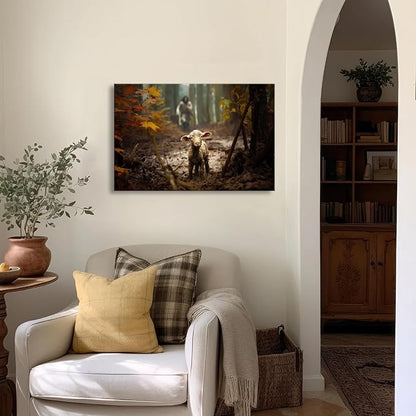 Ploceiny large artwork for wall Baptism wall art gifts for prayer room Jesus - Image 5