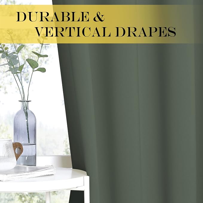 NICETOWN Room Darkening Short Curtain 54 inches Long - Image 4