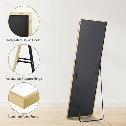 DUMOS Full Length Mirror 64"x21" Full Body Floor Mirror - Image 6