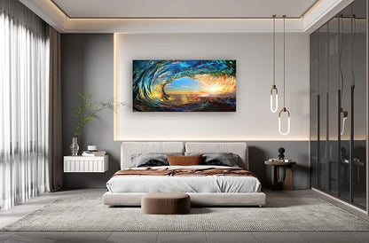 Cao Gen Decor Art S06762 Giant Wave Water Wall Art Canvas Prints 1 Panels Ocean - Image 3