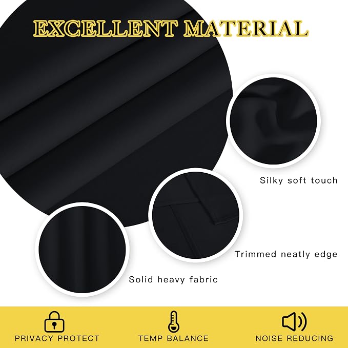 NICETOWN Black Out Curtain for Living Room - Image 4