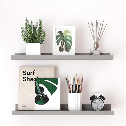 Floating Shelves for Wall Decor, Long Wall Mounted Storage Shelf for Bedroom by Unknown