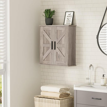 Homleke Bathroom Wall Cabinet, Over Toilet Storage Cabinet - Image 8
