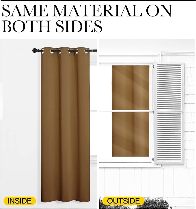 NICETOWN Door Curtain for Doorway Privacy, Curtains 132" Length, Room Divider - Image 6