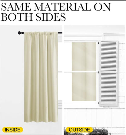 NICETOWN Bedroom Curtains for Kids Room, Window Treatment Thermal Insulated - Image 6