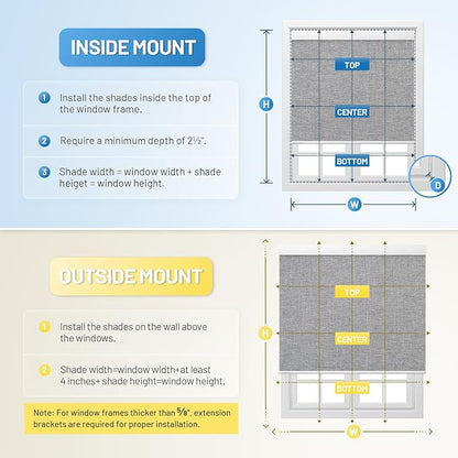 Motorized Blinds with Remote, Cordless Smart Blinds with Valance Cover - Image 7