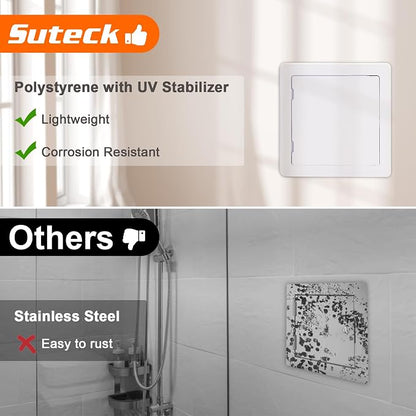 Suteck Plastic Access Panel for Drywall Ceiling 16 x 16 Inch Reinforced - Image 3