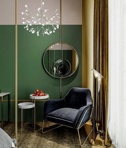 Safiyya 393"x17.7" Olive Green Peel and Stick Wallpaper Dark Green Contact - Image 8
