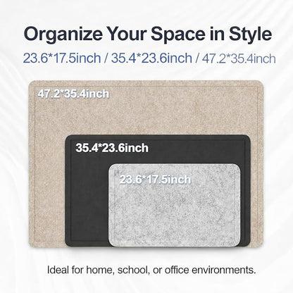 Large Felt Bulletin Board for Wall, Soft Felt Cork Board for Office, Home - Image 7