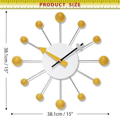 Infinity Instruments LTD. Orb Spoke Starburst Wall Clock - Image 7
