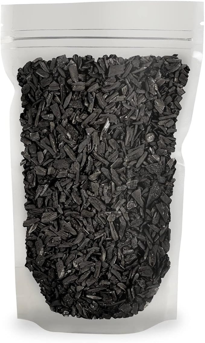 Horticultural Charcoal for Indoor Plants [1-Quart Bag] Black Diamond Soil Amendment for Orchids, Terrariums, and Gardening