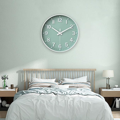 HZDHCLH Wall Clocks Battery Operated, Wall Clock Green, 14 inch Wall Clock - Image 8