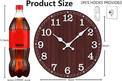 Wall Clock, Modern Wall Clocks Battery Operated, Silent Non Ticking Clock - Image 3