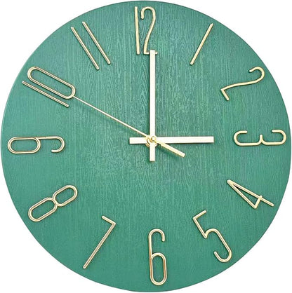 Wall Clock, Silent Clock, Wall Clocks Battery Operated， 12 inch Modern Wall by Fapugh