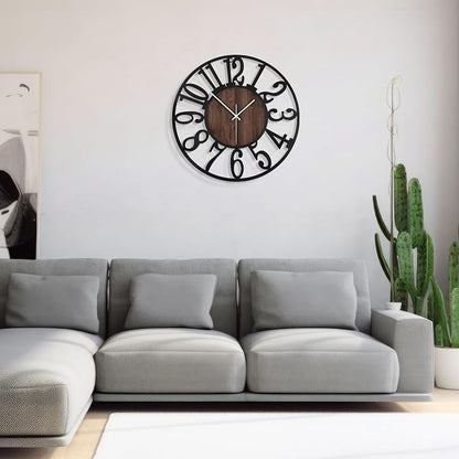 1st owned Large Wall Clock for Living Room Decor- 24" Decorative Antique Silent - Image 9