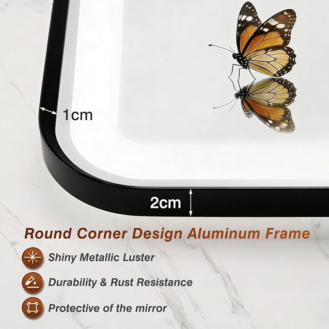 32x55 Inch LED Bathroom Mirror - Image 8