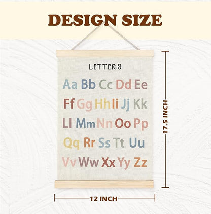 Yomisex Classroom Wall Decor, Alphabet Educational Wall Art Poster, Alphabet - Image 6