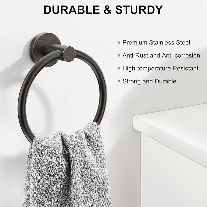 SetSail Towel Holder Stainless Steel Towel Ring - Image 2